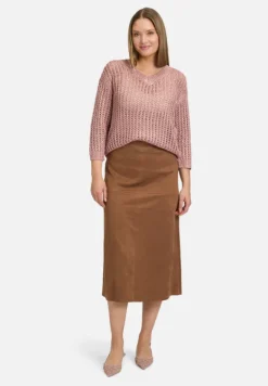 Betty Barclay Röcke*A-Linien-Rock unifarben Classic Nougat