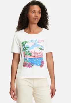 Betty Barclay Shirts*Basic Shirt mit Aufdruck Patch White/Varicolored