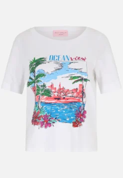 Betty Barclay Shirts*Basic Shirt mit Aufdruck Patch White/Varicolored