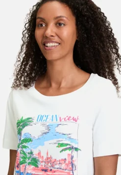 Betty Barclay Shirts*Basic Shirt mit Aufdruck Patch White/Varicolored