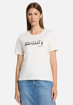 Betty Barclay Shirts*Basic Shirt mit Aufdruck Patch Cream/Black