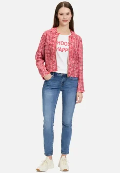 Betty Barclay Shirts*Basic Shirt mit Aufdruck Patch White/Red