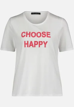 Betty Barclay Shirts*Basic Shirt mit Aufdruck Patch White/Red