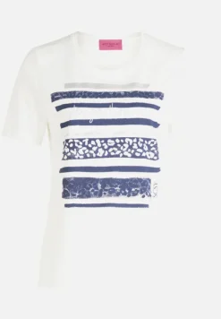 Betty Barclay Shirts*Basic Shirt mit Aufdruck Patch Cream/Dark Blue
