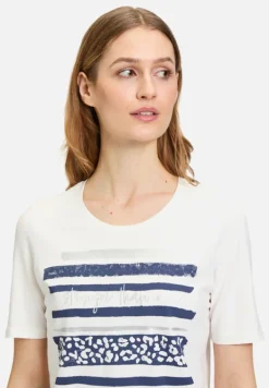 Betty Barclay Shirts*Basic Shirt mit Aufdruck Patch Cream/Dark Blue