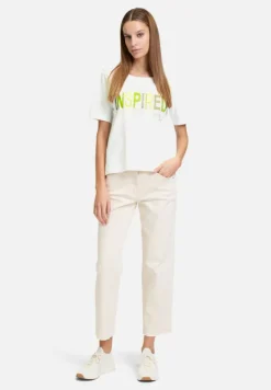 Betty Barclay Shirts*Basic Shirt mit Aufdruck Patch White/Green
