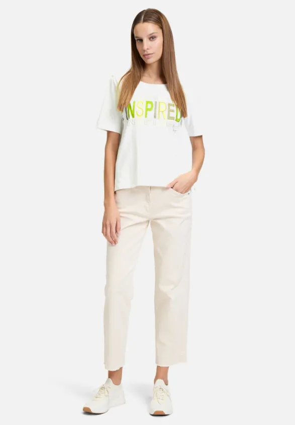 Betty Barclay Shirts*Basic Shirt mit Aufdruck Patch White/Green