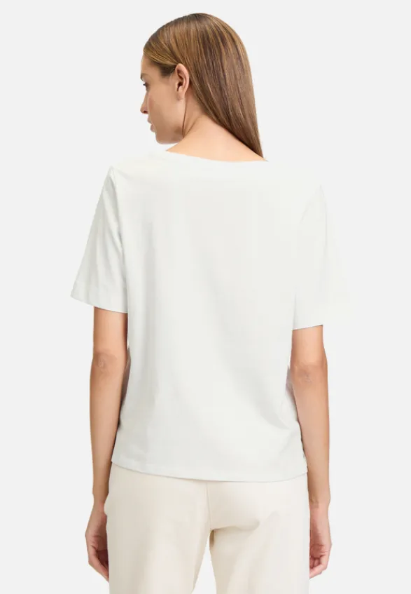 Betty Barclay Shirts*Basic Shirt mit Aufdruck Patch White/Green