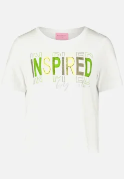 Betty Barclay Shirts*Basic Shirt mit Aufdruck Patch White/Green