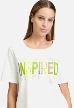 Betty Barclay Shirts*Basic Shirt mit Aufdruck Patch White/Green