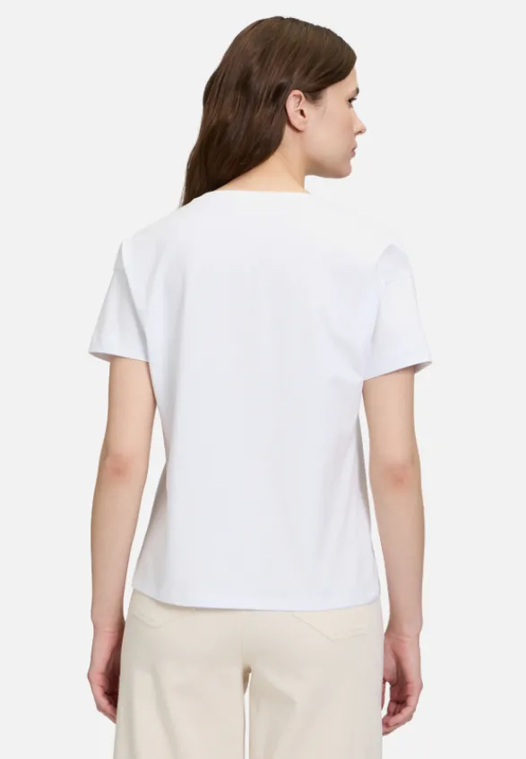 Betty Barclay Shirts*Basic Shirt mit Aufdruck Patch White/Green