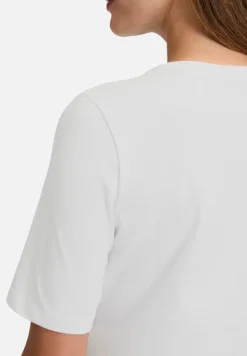 Betty Barclay Shirts*Basic Shirt mit Aufdruck Patch White/Brown