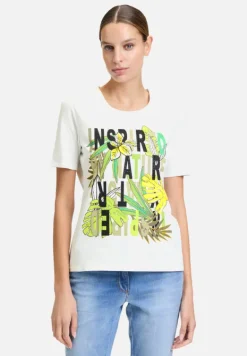 Betty Barclay Shirts*Basic Shirt mit Aufdruck Patch White/Green