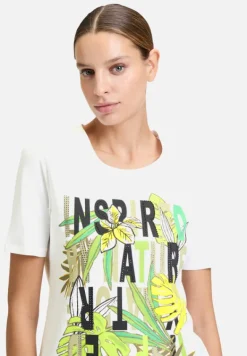 Betty Barclay Shirts*Basic Shirt mit Aufdruck Patch White/Green
