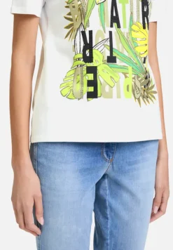 Betty Barclay Shirts*Basic Shirt mit Aufdruck Patch White/Green