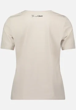 Betty Barclay Shirts*Basic Shirt mit Placement Patch Beige/Dark Blue