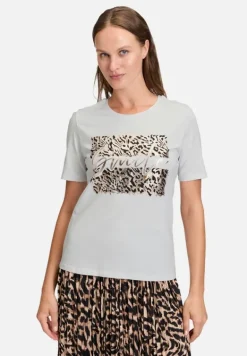 Betty Barclay Shirts*Basic Shirt mit Placement Patch White/Black