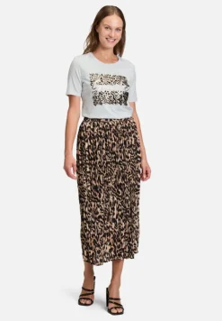 Betty Barclay Shirts*Basic Shirt mit Placement Patch White/Black