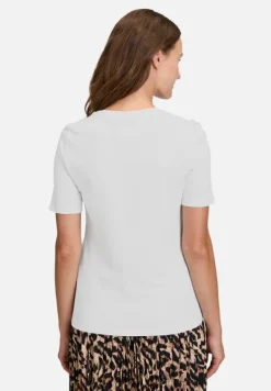 Betty Barclay Shirts*Basic Shirt mit Placement Patch White/Black