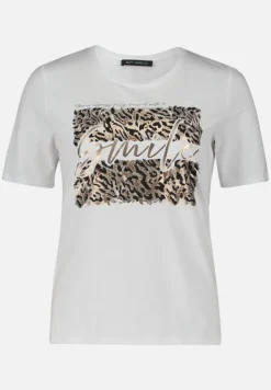 Betty Barclay Shirts*Basic Shirt mit Placement Patch White/Black