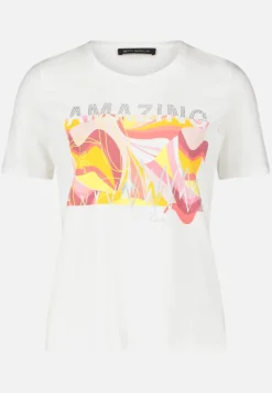 Betty Barclay Shirts*Basic Shirt mit Placement Patch Cream/Rosé