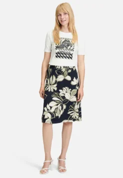 Betty Barclay Shirts*Basic Shirt mit Placement Patch White/Dark Blue