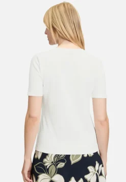 Betty Barclay Shirts*Basic Shirt mit Placement Patch White/Dark Blue
