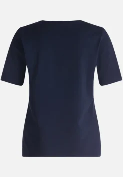Betty Barclay Shirts*Basic Shirt mit Placement Patch Dark Blue/Beige