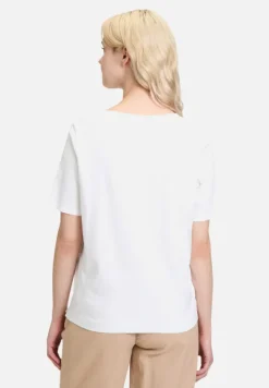 Betty Barclay Shirts*Basic Shirt mit Placement White/Beige
