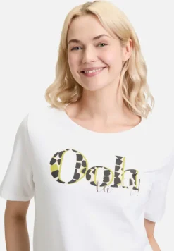 Betty Barclay Shirts*Basic Shirt mit Placement White/Beige