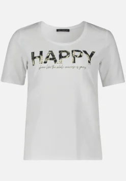 Betty Barclay Shirts*Basic Shirt mit Placement Patch White/Dark Blue