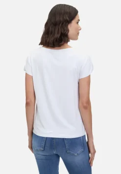 Betty Barclay Shirts*Basic Shirt mit Placement Patch White/Black