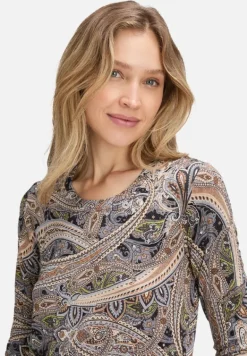 Betty Barclay Shirts*Basic Shirt mit Print Grau/Beige