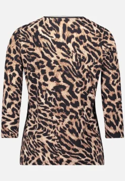 Betty Barclay Shirts*Basic Shirt mit Print Schwarz/Beige