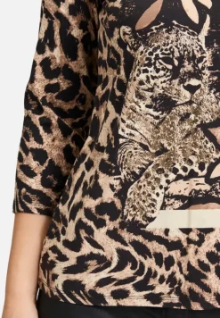 Betty Barclay Shirts*Basic Shirt mit Print Schwarz/Beige