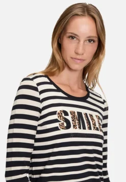 Betty Barclay Shirts*Basic Shirt mit Print Schwarz/Beige