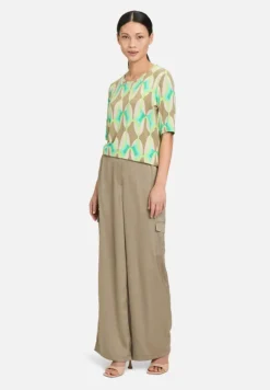Betty Barclay Shirts*Basic Shirt mit Print Khaki/Green