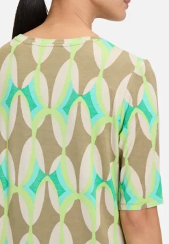 Betty Barclay Shirts*Basic Shirt mit Print Khaki/Green