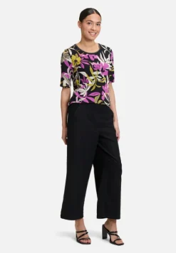 Betty Barclay Shirts*Basic Shirt mit Print Black/Khaki