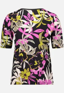 Betty Barclay Shirts*Basic Shirt mit Print Black/Khaki