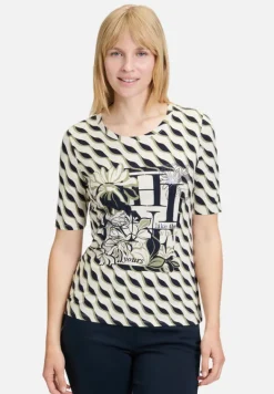 Betty Barclay Shirts*Basic Shirt mit Print Beige/Dark Blue