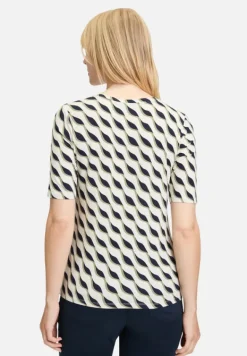 Betty Barclay Shirts*Basic Shirt mit Print Beige/Dark Blue