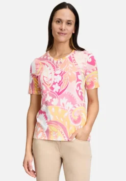 Betty Barclay Shirts*Basic Shirt mit Print Rosé/Yellow