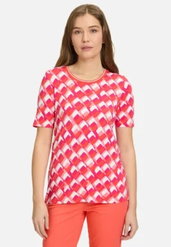 Betty Barclay Shirts*Basic Shirt mit Print Rot/Weiß
