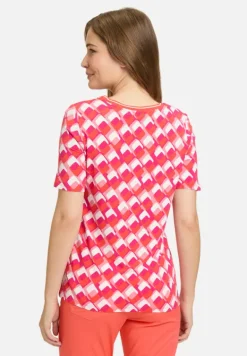 Betty Barclay Shirts*Basic Shirt mit Print Rot/Weiß