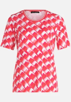 Betty Barclay Shirts*Basic Shirt mit Print Rot/Weiß