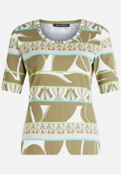 Betty Barclay Shirts*Basic Shirt mit Rippenstruktur Khaki/Green