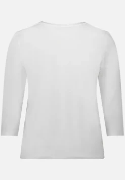 Betty Barclay Shirts*Basic Shirt mit Rundhalsausschnitt Patch White/Green