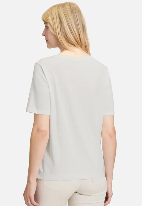 Betty Barclay Shirts*Basic Shirt mit Rundhalsausschnitt Patch White/Dark Blue