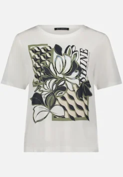 Betty Barclay Shirts*Basic Shirt mit Rundhalsausschnitt Patch White/Dark Blue